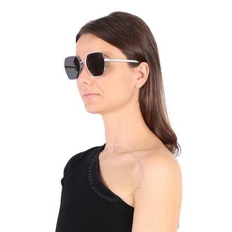 prada pr 56ys|Prada Dark Grey Geometric Ladies Sunglasses PR .